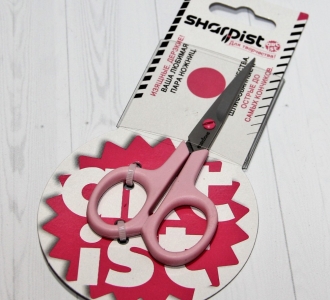 Ножницы SHARPIST для аппликаций 11 см розовые