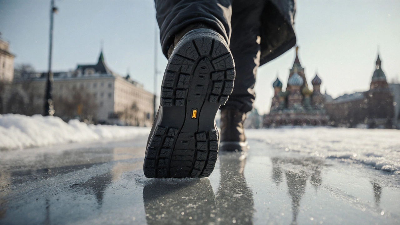 Как выбрать нескользящую подошву для зимней мужской обуви