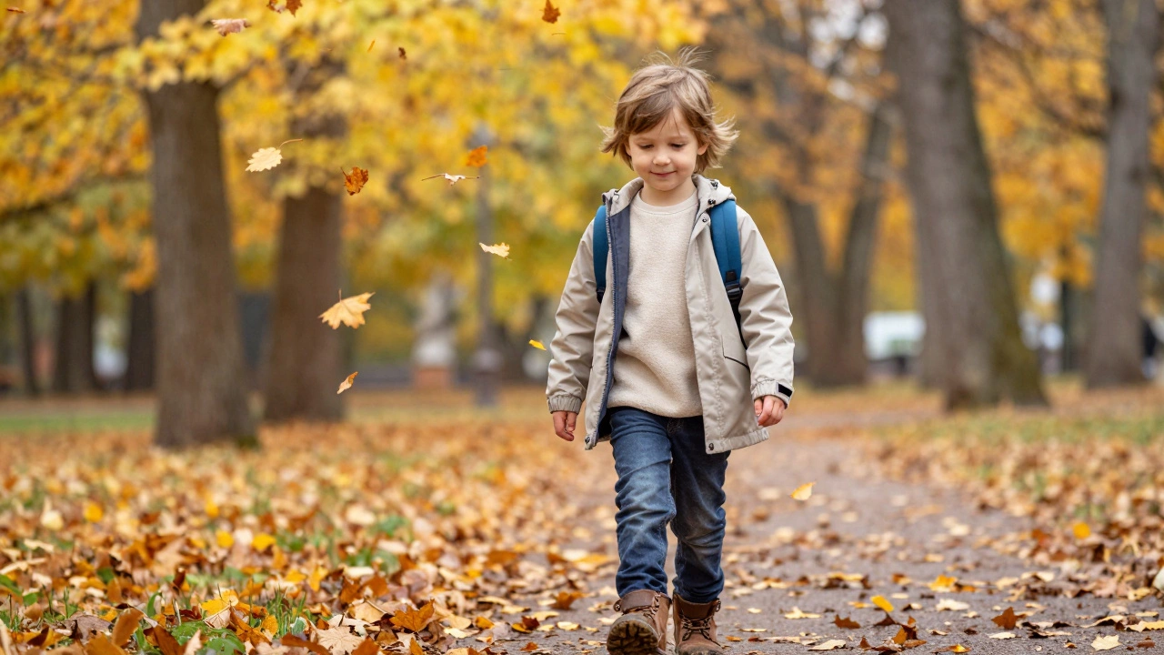 Что носить ребенку в 17 градусов на улице: практичный гардероб для осени