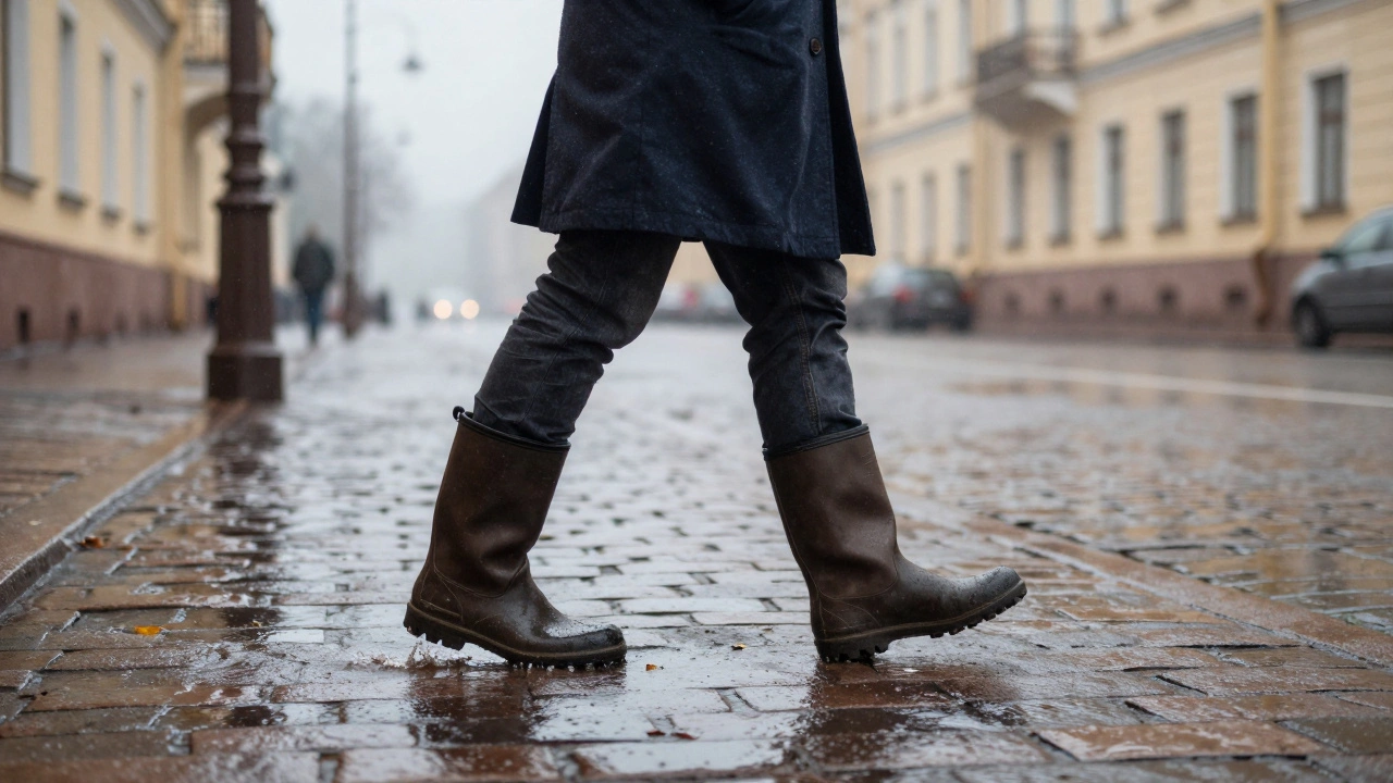 Что носить мужчине осенью: лучшая обувь для погоды в Санкт-Петербурге