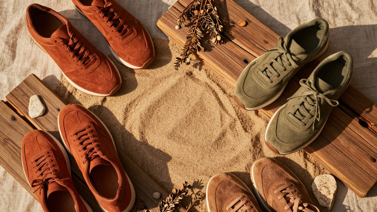 Ботинокс в природных оттенках на дереве с сушеными растениями